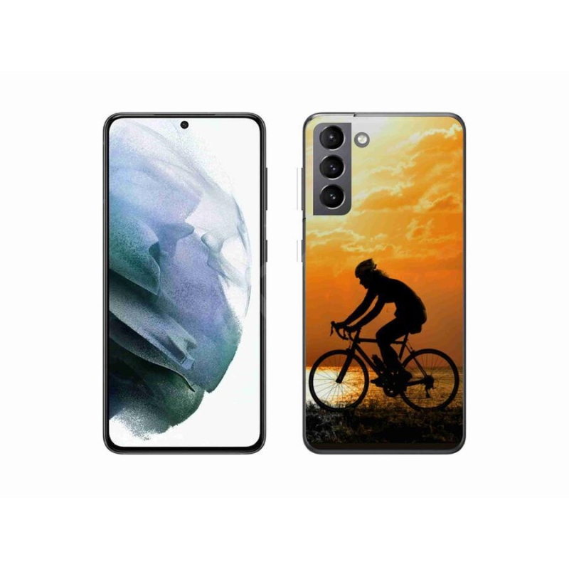 Gélový kryt mmCase na mobil Samsung Galaxy S21 - cyklovýlety