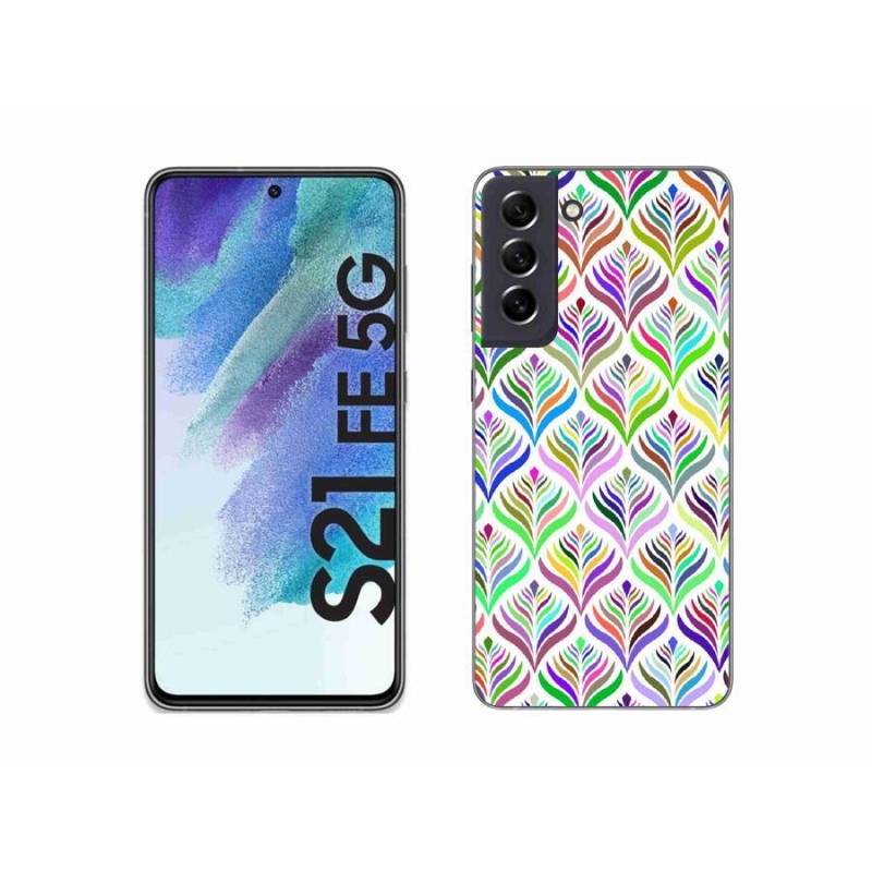 Gélový kryt mmCase na mobil Samsung Galaxy S21 FE 5G - abstrakt 15