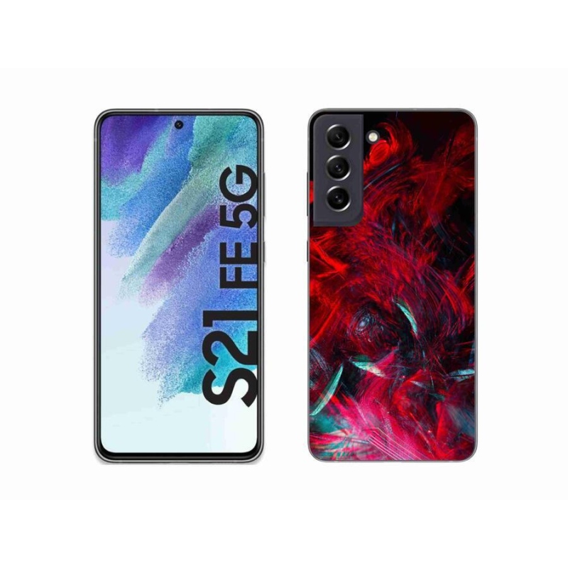 Gélový kryt mmCase na mobil Samsung Galaxy S21 FE 5G - abstrakt 16