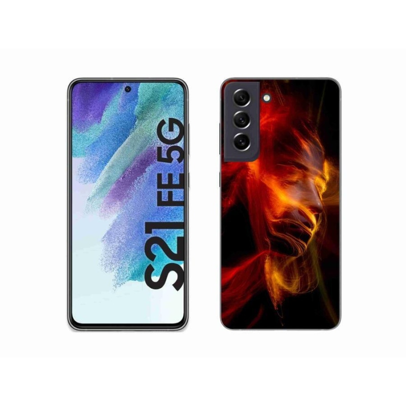 Gélový kryt mmCase na mobil Samsung Galaxy S21 FE 5G - abstrakt 18