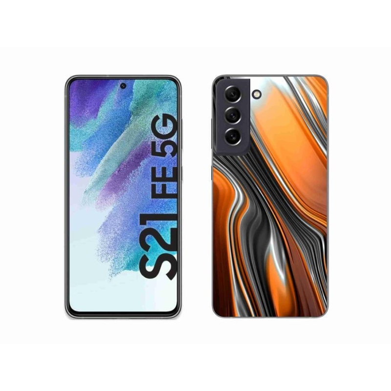 Gélový kryt mmCase na mobil Samsung Galaxy S21 FE 5G - abstrakt 3