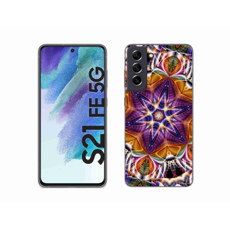 Gélový kryt mmCase na mobil Samsung Galaxy S21 FE 5G - abstrakt 6