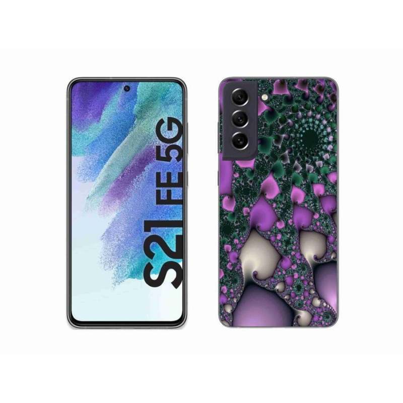 Gélový kryt mmCase na mobil Samsung Galaxy S21 FE 5G - abstrakt 7