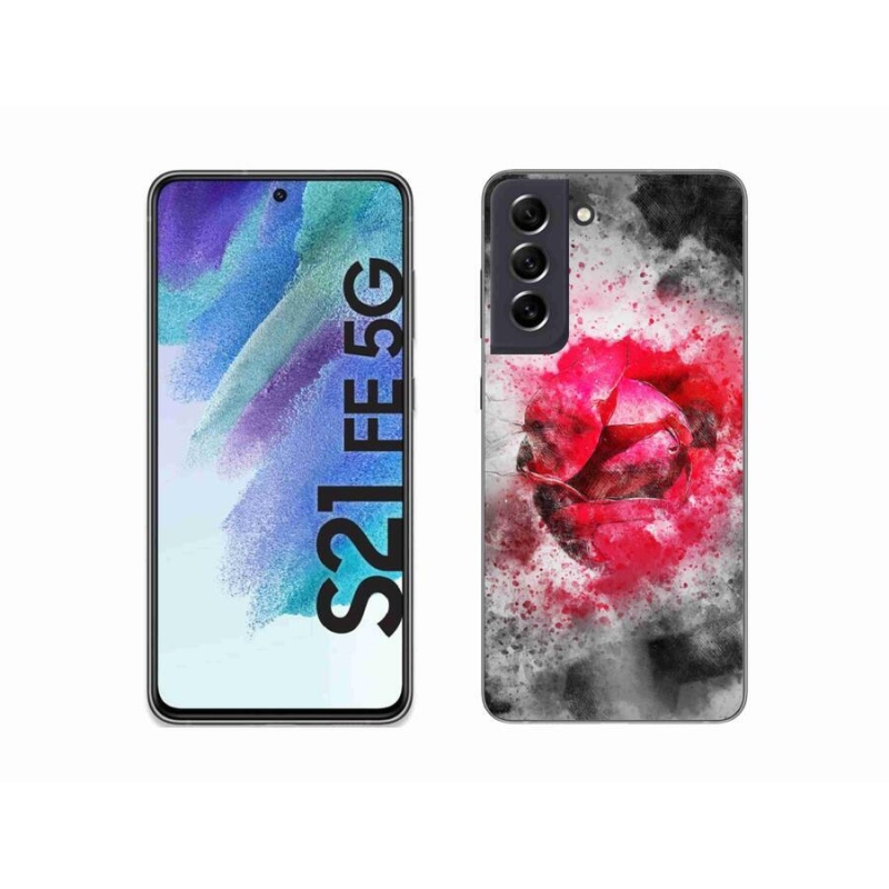 Gélový kryt mmCase na mobil Samsung Galaxy S21 FE 5G - abstrakt 9