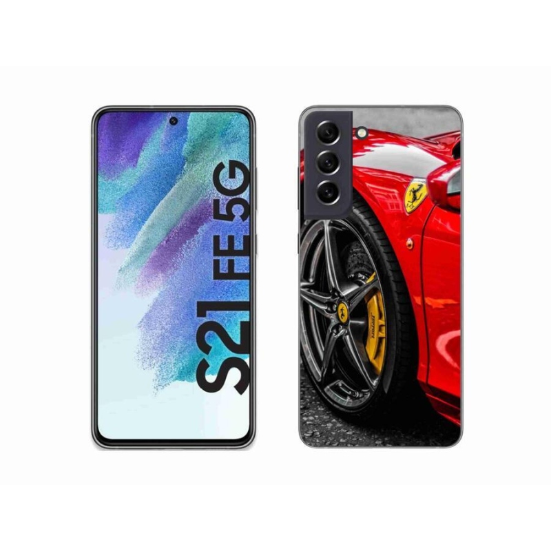 Gélový kryt mmCase na mobil Samsung Galaxy S21 FE 5G - auto 1