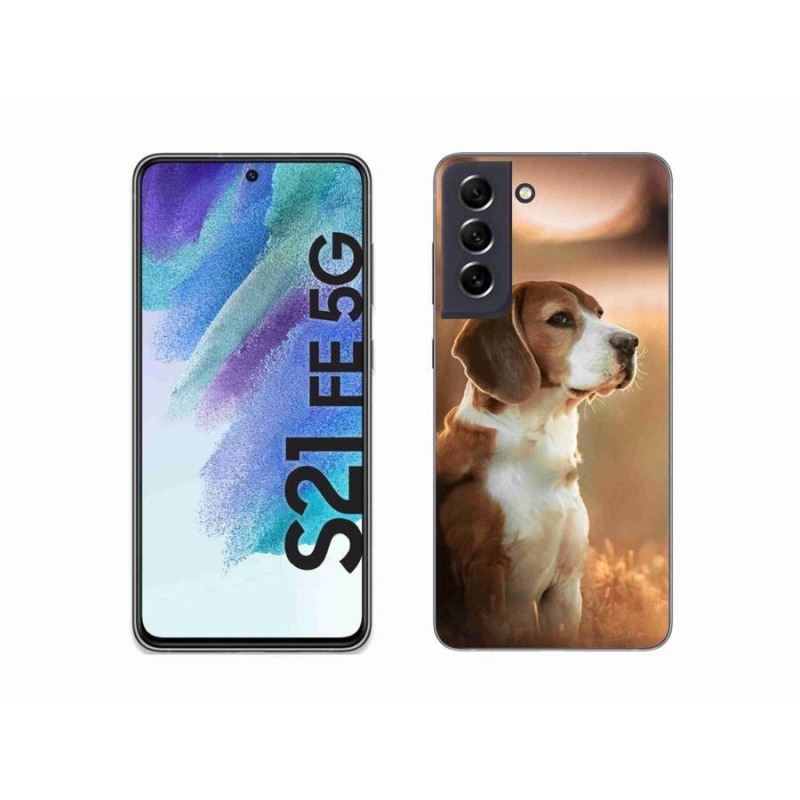 Gélový kryt mmCase na mobil Samsung Galaxy S21 FE 5G - bígl