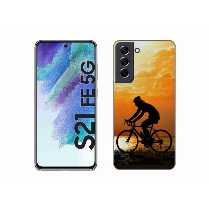 Gélový kryt mmCase na mobil Samsung Galaxy S21 FE 5G - cyklovýlet