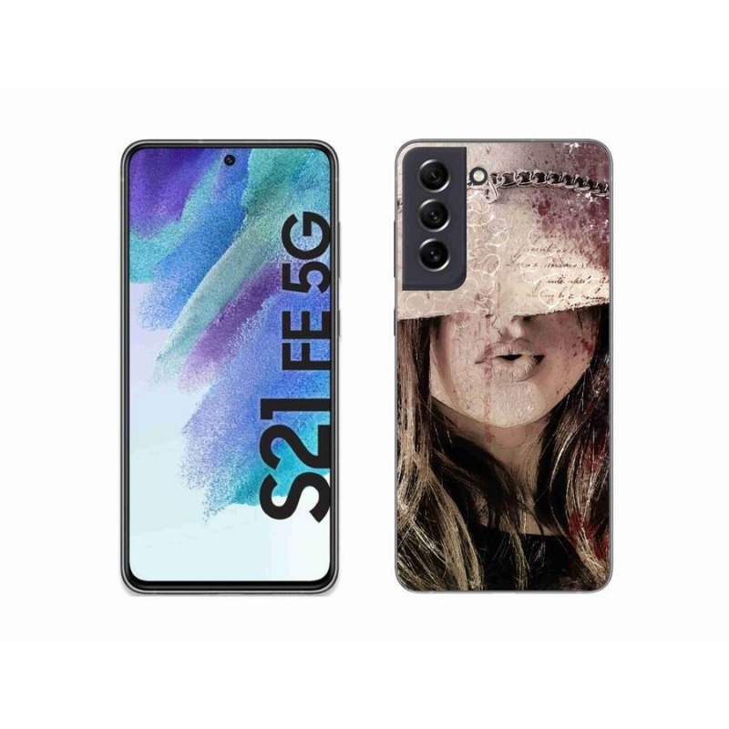 Gélový kryt mmCase na mobil Samsung Galaxy S21 FE 5G - dievča