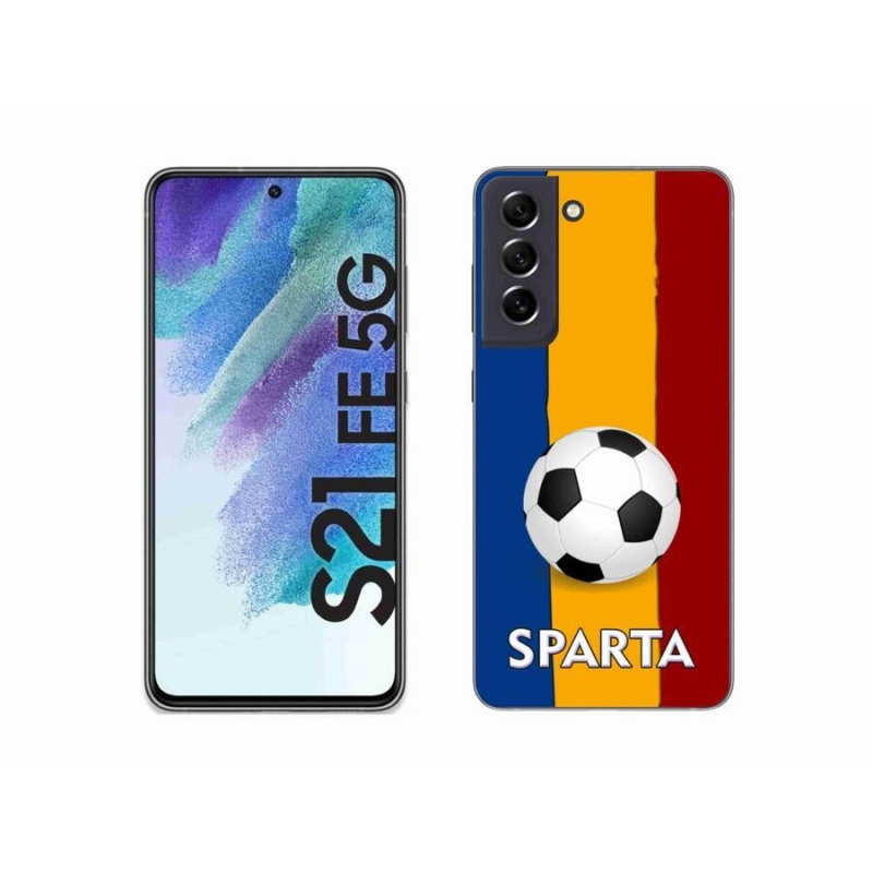 Gélový kryt mmCase na mobil Samsung Galaxy S21 FE 5G - futbal 1