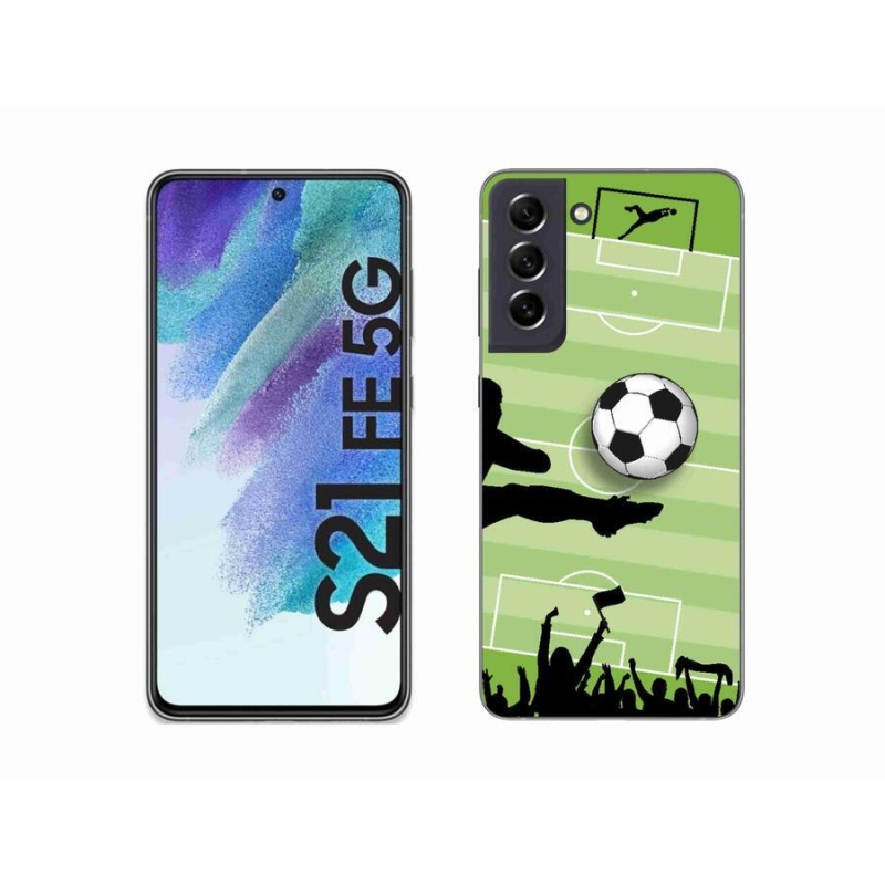 Gélový kryt mmCase na mobil Samsung Galaxy S21 FE 5G - futbal 3