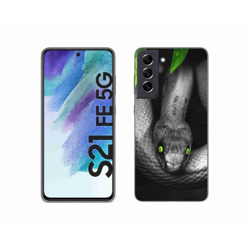 Gélový kryt mmCase na mobil Samsung Galaxy S21 FE 5G - had