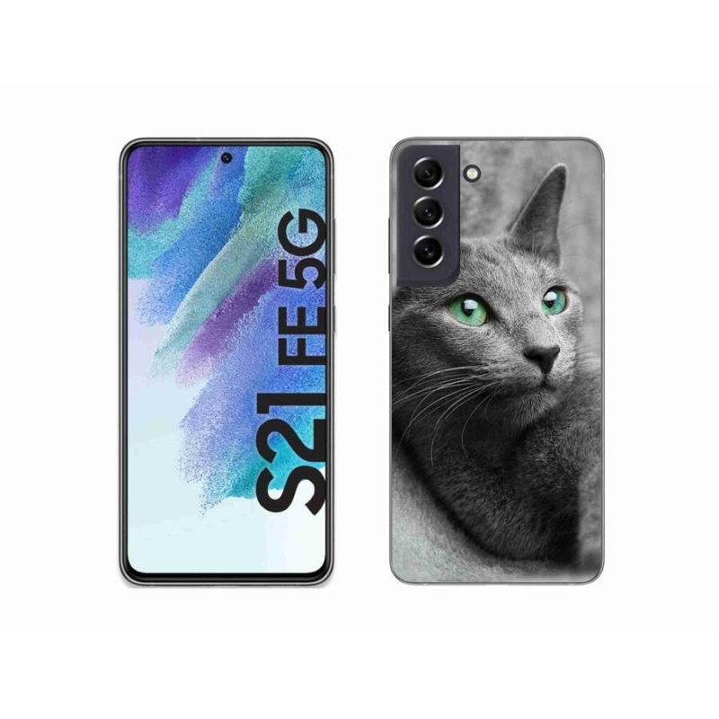 Gélový kryt mmCase na mobil Samsung Galaxy S21 FE 5G - mačka 2