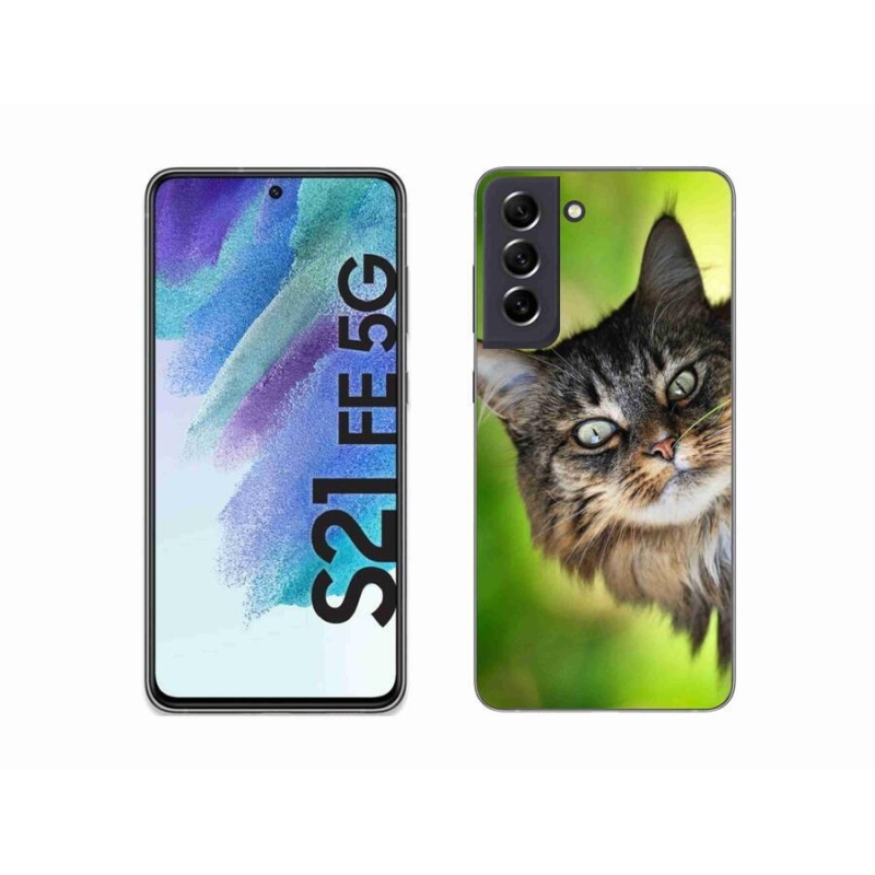 Gélový kryt mmCase na mobil Samsung Galaxy S21 FE 5G - mačka 3