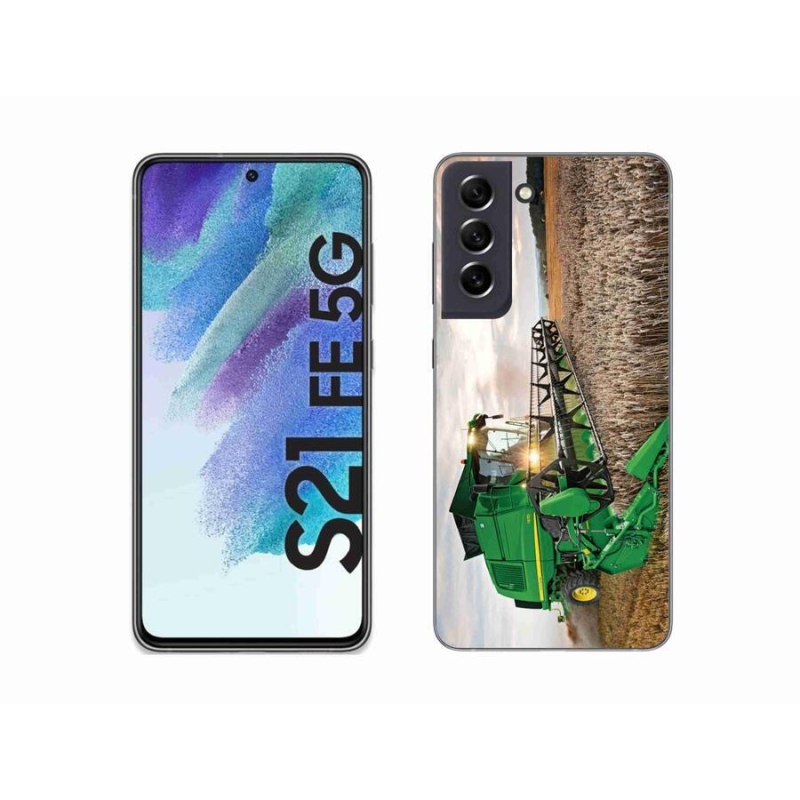 Gélový kryt mmCase na mobil Samsung Galaxy S21 FE 5G - kombajn