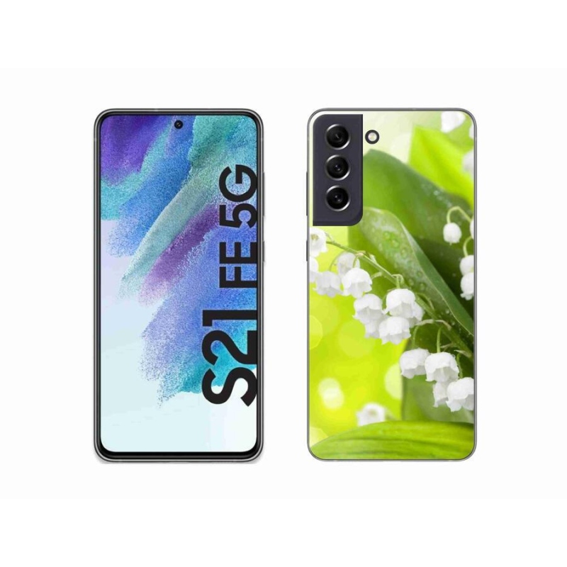 Gélový kryt mmCase na mobil Samsung Galaxy S21 FE 5G - konvalinka