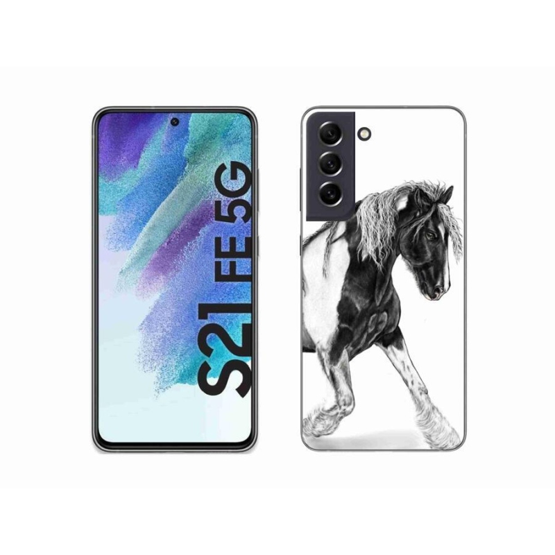 Gélový kryt mmCase na mobil Samsung Galaxy S21 FE 5G - kôň