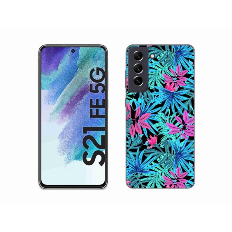 Gélový kryt mmCase na mobil Samsung Galaxy S21 FE 5G - kvety 3