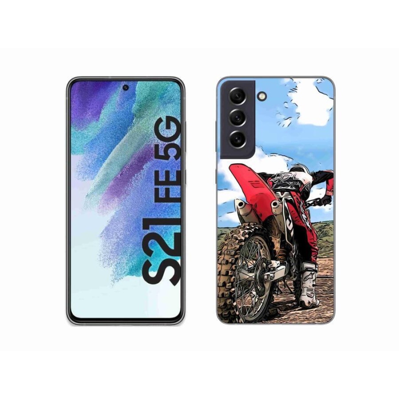 Gélový kryt mmCase na mobil Samsung Galaxy S21 FE 5G - moto