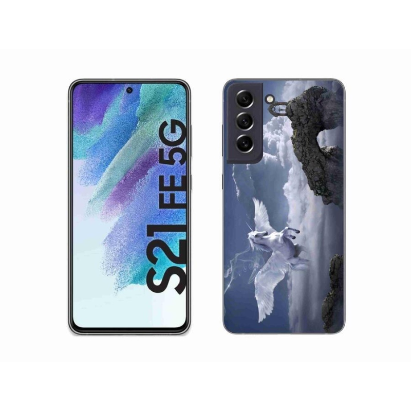 Gélový kryt mmCase na mobil Samsung Galaxy S21 FE 5G - pegas