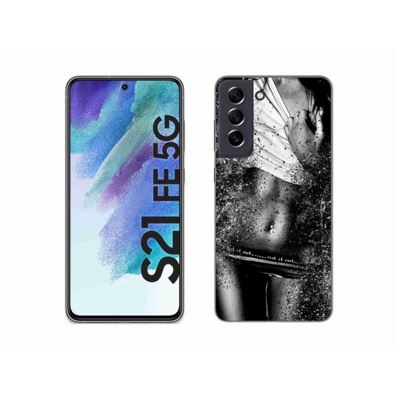 Gélový kryt mmCase na mobil Samsung Galaxy S21 FE 5G - sexy žena 1