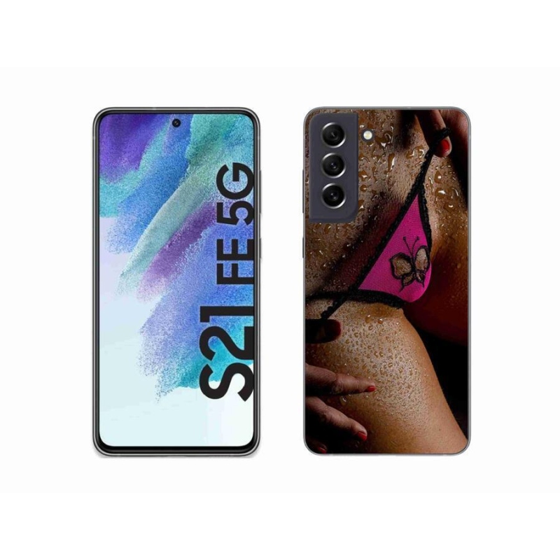 Gélový kryt mmCase na mobil Samsung Galaxy S21 FE 5G - sexy žena