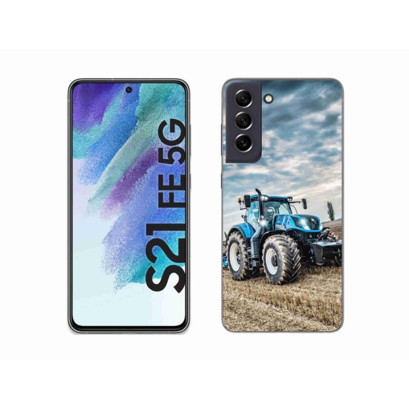 Gélový kryt mmCase na mobil Samsung Galaxy S21 FE 5G - traktor 2