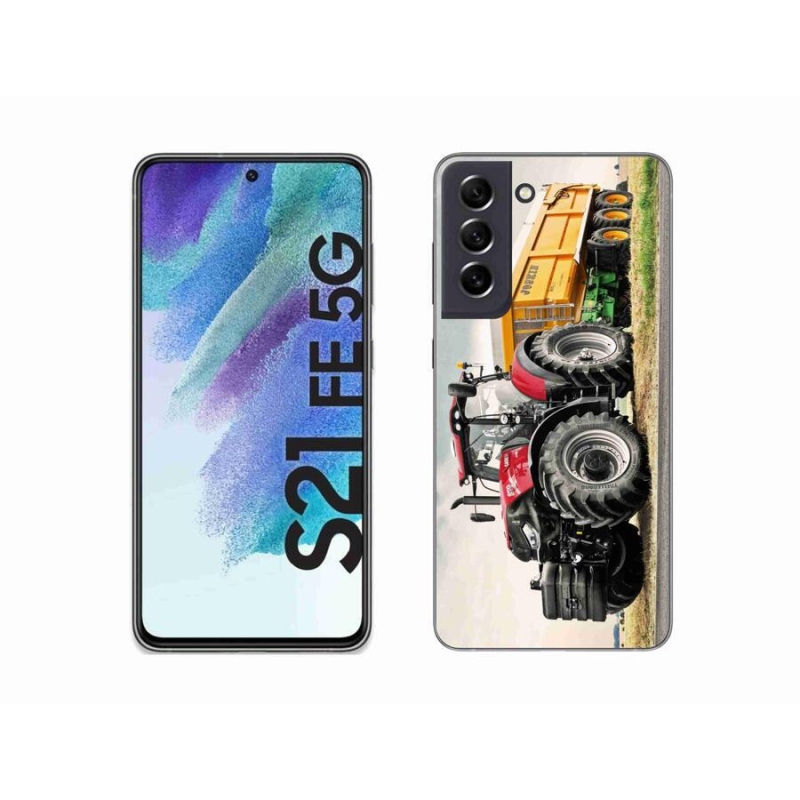 Gélový kryt mmCase na mobil Samsung Galaxy S21 FE 5G - traktor 3