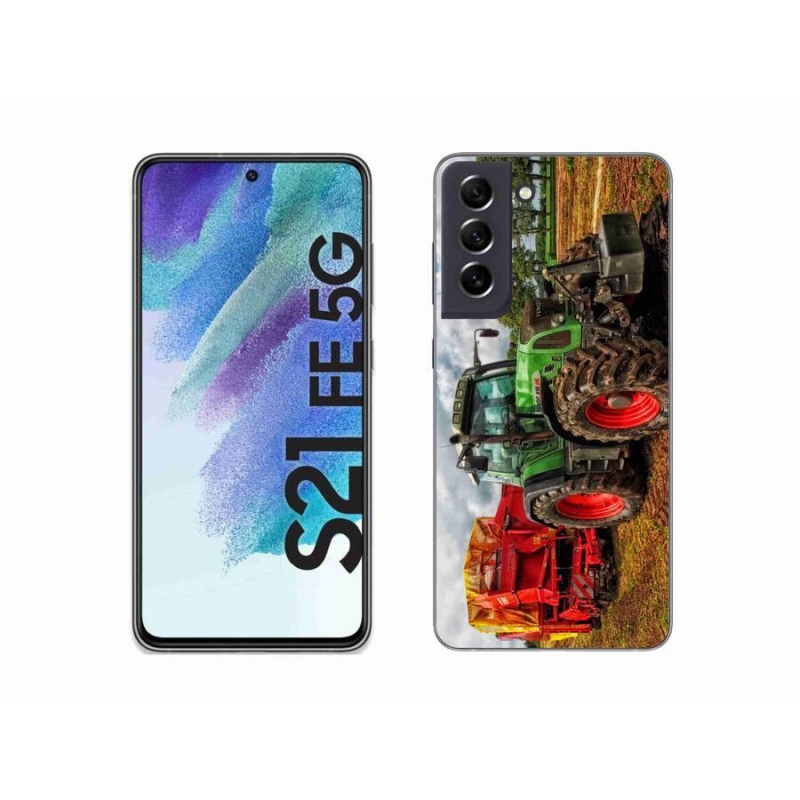 Gélový kryt mmCase na mobil Samsung Galaxy S21 FE 5G - traktor 4