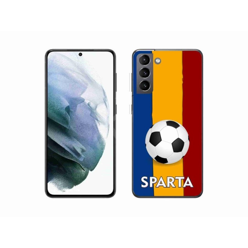 Gélový kryt mmCase na mobil Samsung Galaxy S21 - futbal 1