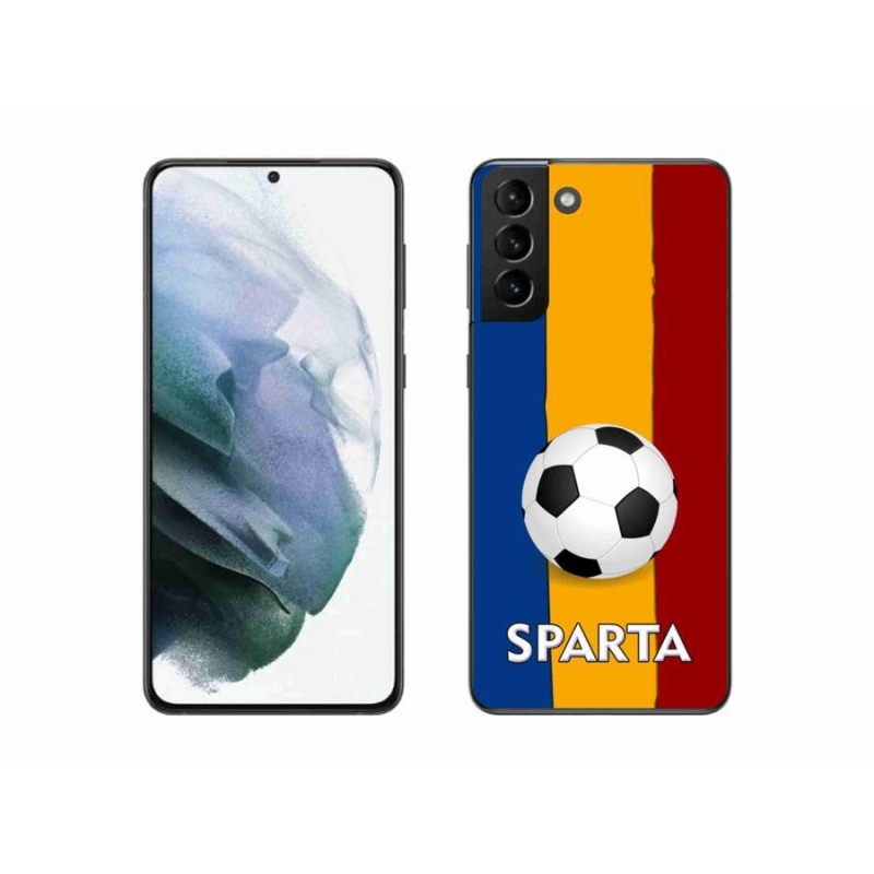 Gélový kryt mmCase na mobil Samsung Galaxy S21 Plus - futbal 1