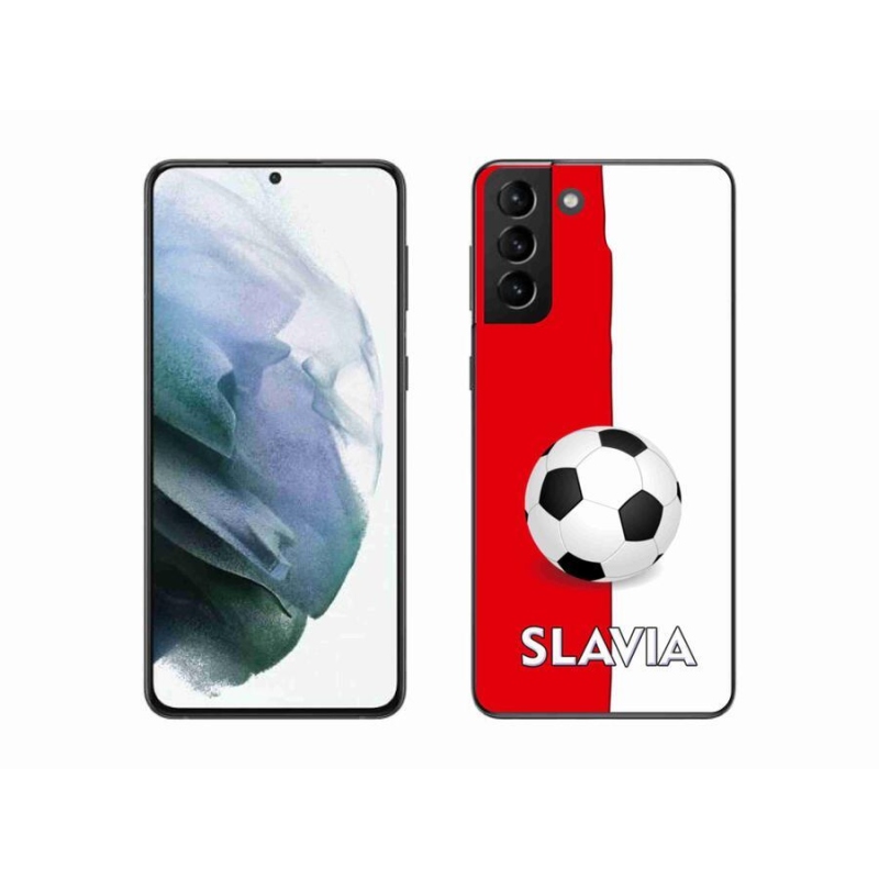 Gélový kryt mmCase na mobil Samsung Galaxy S21 Plus - futbal 2