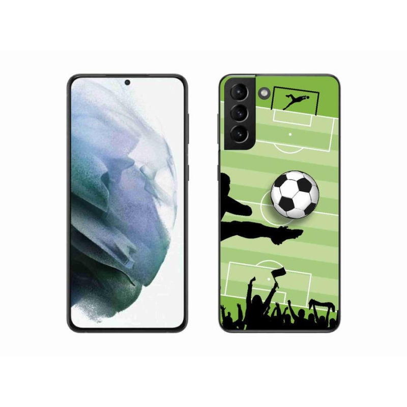 Gélový kryt mmCase na mobil Samsung Galaxy S21 Plus - futbal 3