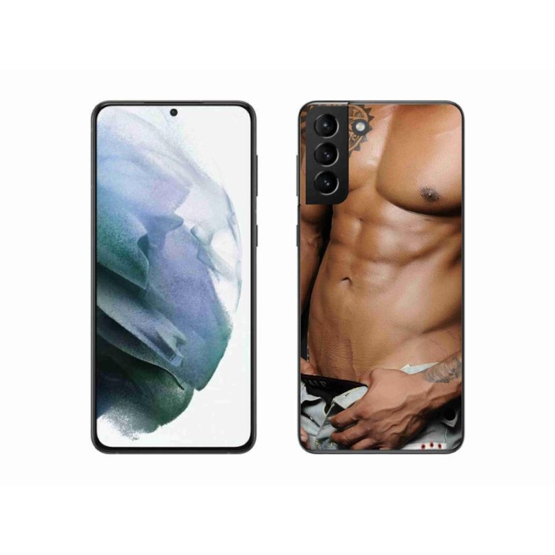 Gélový kryt mmCase na mobil Samsung Galaxy S21 Plus - sexy muž