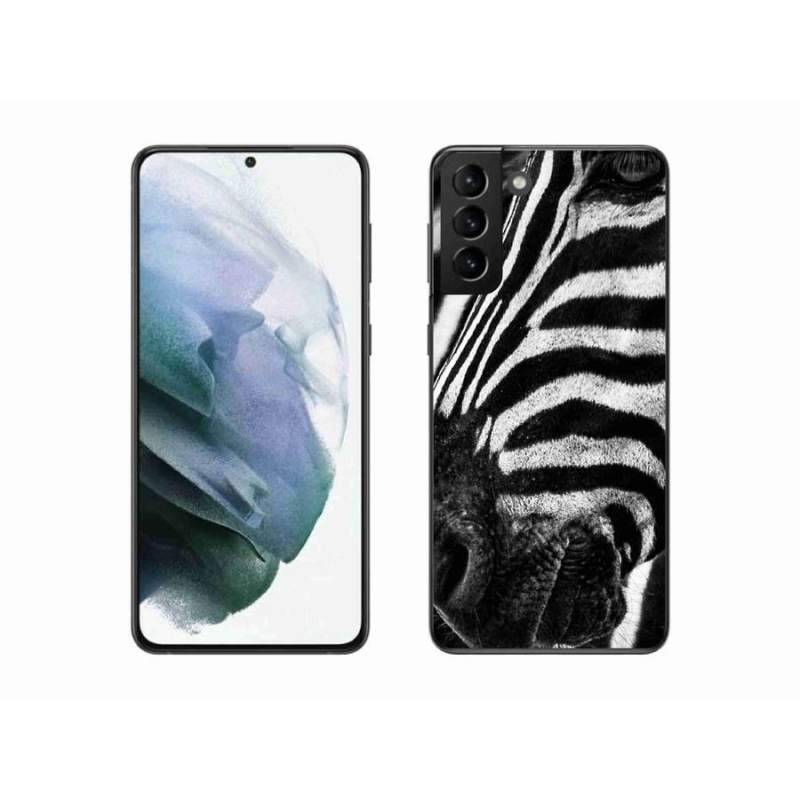 Gélový kryt mmCase na mobil Samsung Galaxy S21 Plus - zebra