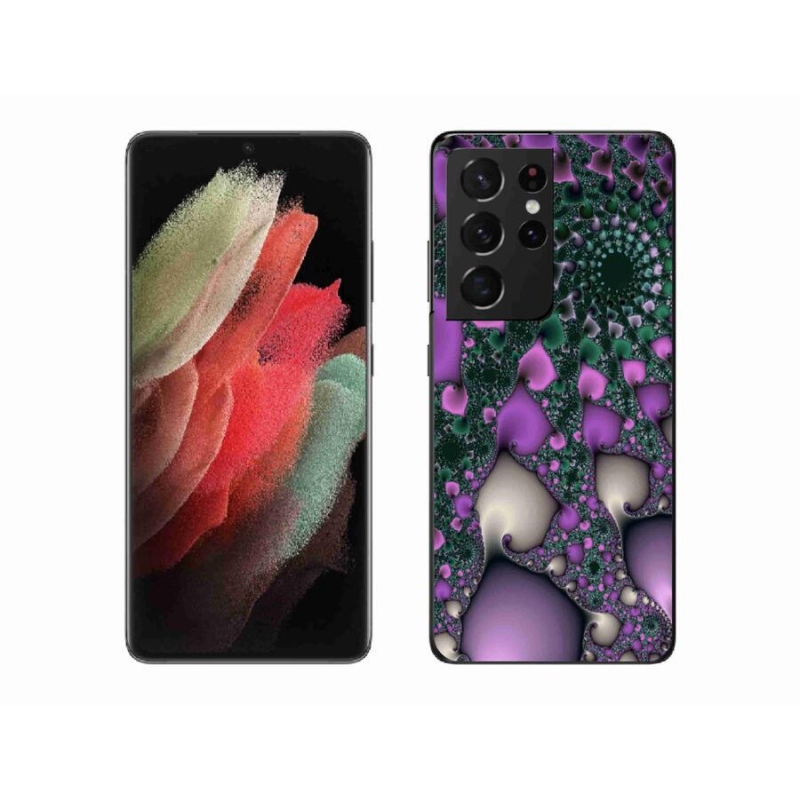 Gélový kryt mmCase na mobil Samsung Galaxy S21 Ultra 5G - abstrakt 7