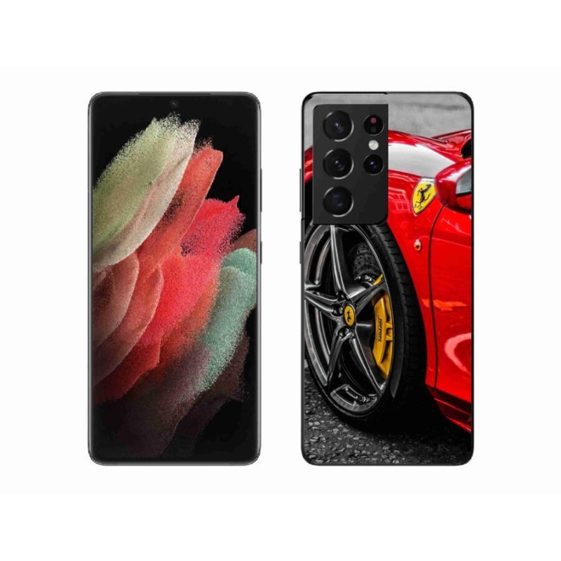 Gélový kryt mmCase na mobil Samsung Galaxy S21 Ultra 5G - auto 1