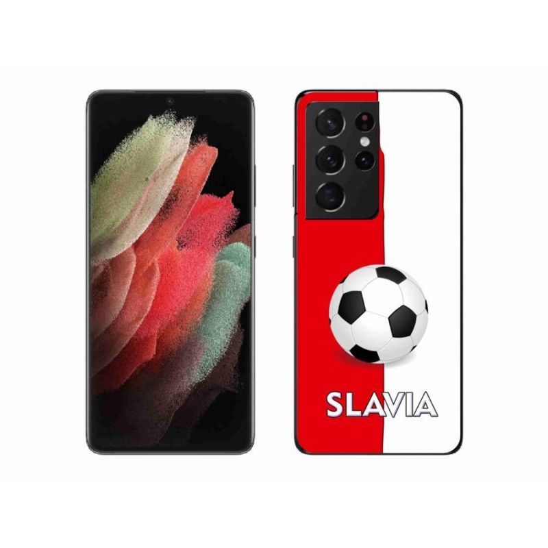 Gélový kryt mmCase na mobil Samsung Galaxy S21 Ultra 5G - futbal 2