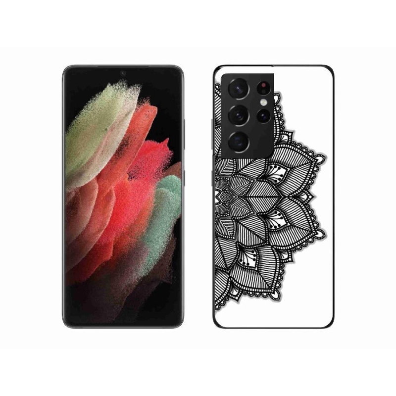 Gélový kryt mmCase na mobil Samsung Galaxy S21 Ultra 5G - mandala