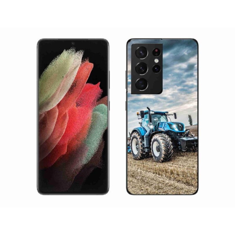 Gélový kryt mmCase na mobil Samsung Galaxy S21 Ultra 5G - traktor 2
