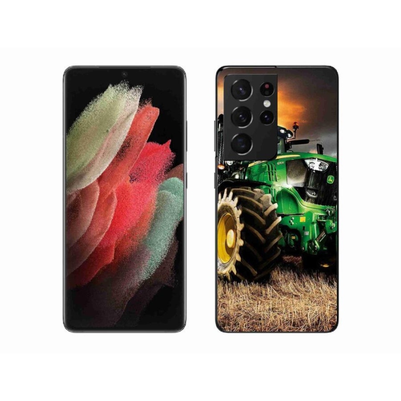 Gélový kryt mmCase na mobil Samsung Galaxy S21 Ultra 5G - traktor