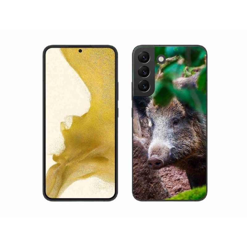 Gélový kryt mmCase na mobil Samsung Galaxy S22+ 5G - divoké prasa