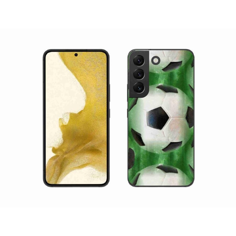 Gélový kryt mmCase na mobil Samsung Galaxy S22 5G - futbalová lopta