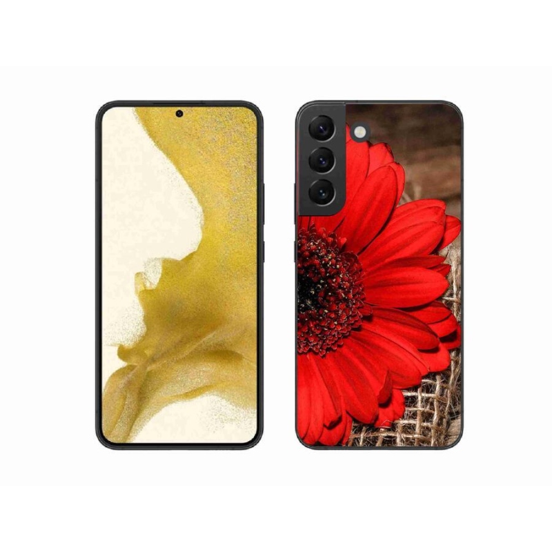 Gélový kryt mmCase na mobil Samsung Galaxy S22+ 5G - gerbera