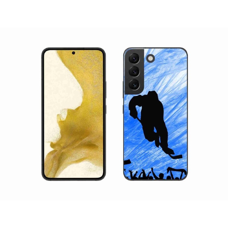 Gélový kryt mmCase na mobil Samsung Galaxy S22 5G - hokejový hráč