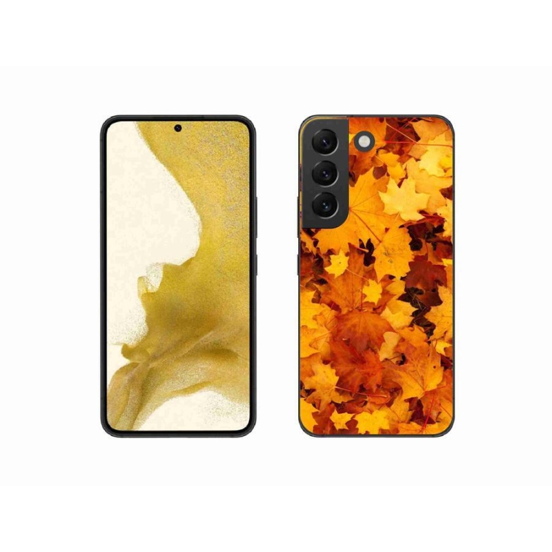 Gélový kryt mmCase na mobil Samsung Galaxy S22 5G - javorové listy