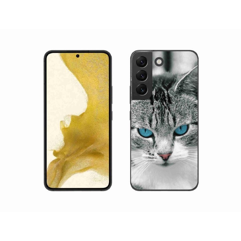 Gélový kryt mmCase na mobil Samsung Galaxy S22 5G - mačacie pohľad 1