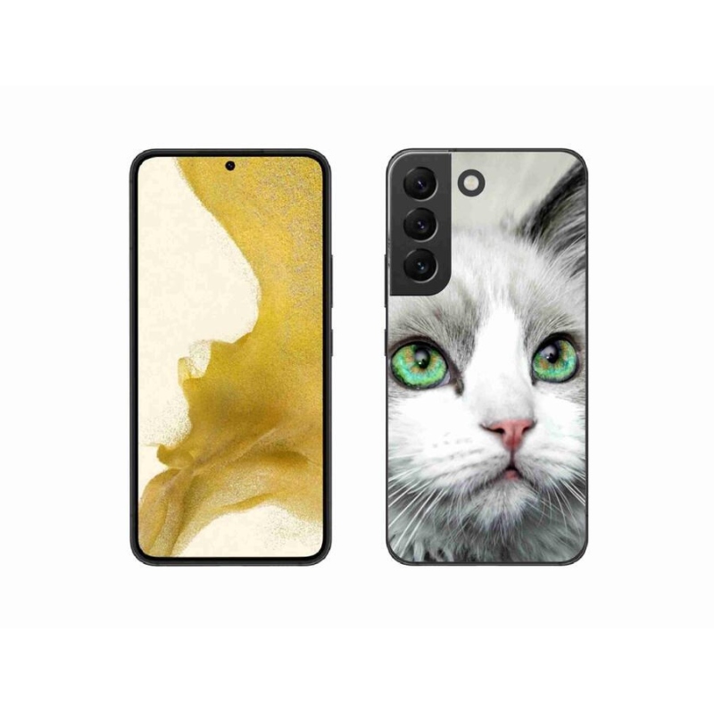Gélový kryt mmCase na mobil Samsung Galaxy S22 5G - mačacie pohľad