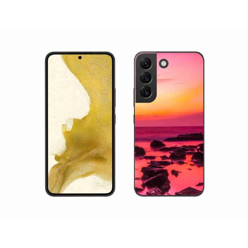 Gélový kryt mmCase na mobil Samsung Galaxy S22 5G - more a žiara