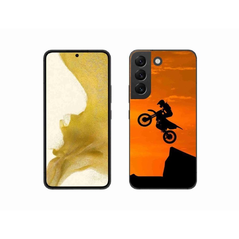 Gélový kryt mmCase na mobil Samsung Galaxy S22 5G - motocross