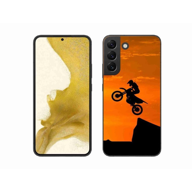 Gélový kryt mmCase na mobil Samsung Galaxy S22+ 5G - motocross